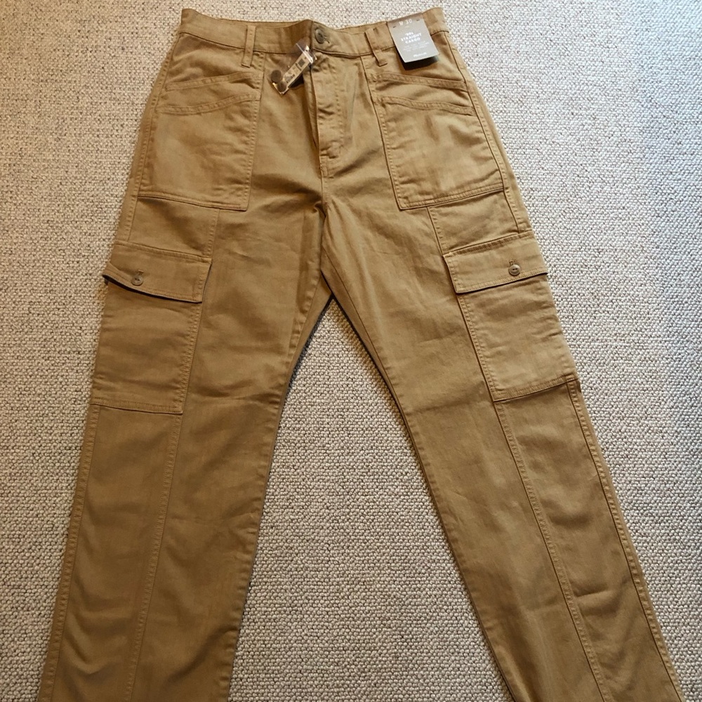 NWT Madewell garment dyed 90s straight cargo pant.